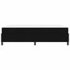 Box spring seng Sort og sort 160 x 200 cm