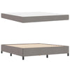 Box spring seng Gråbrun og Sort 180 x 200 cm
