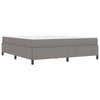 Box spring seng Gråbrun og Sort 180 x 200 cm
