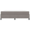 Box spring seng Gråbrun og Sort 180 x 200 cm