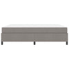 Box spring seng Gråbrun og Sort 180 x 200 cm