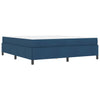 Box spring seng Blå og Sort 180 x 200 cm