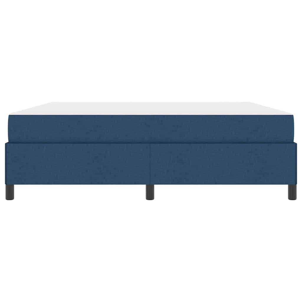 Box spring seng Blå og Sort 180 x 200 cm
