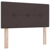Box spring seng med madras Mørk Brun 120 x 190 cm Stof
