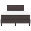 Box spring seng med madras Mørk Brun 120 x 190 cm Stof