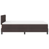 Box spring seng med madras Mørk Brun 120 x 190 cm Stof
