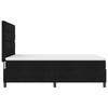 Box spring seng med madras Sort 160 x 200 cm Stof