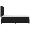 Box spring seng med madras Sort 140 x 200 cm Stof