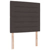 Box spring seng med madras Brun 90 x 190 cm Stof