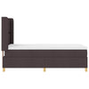 Box spring seng med madras Brun 90 x 190 cm Stof