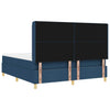 Box spring seng med madras Blå 180 x 200 cm Stof