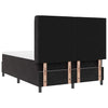LED boxspring seng med madras Argyle Sort 160 x 200 cm Fløjl
