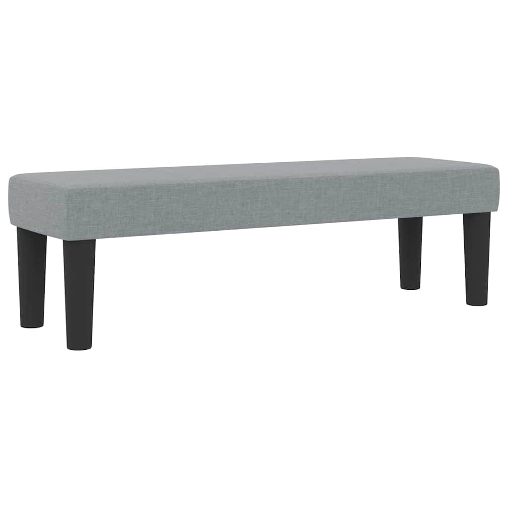Box spring seng med madras Lysegrå 120 x 190 cm Stof