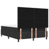 Box spring seng med madras Sort 160 x 200 cm Stof