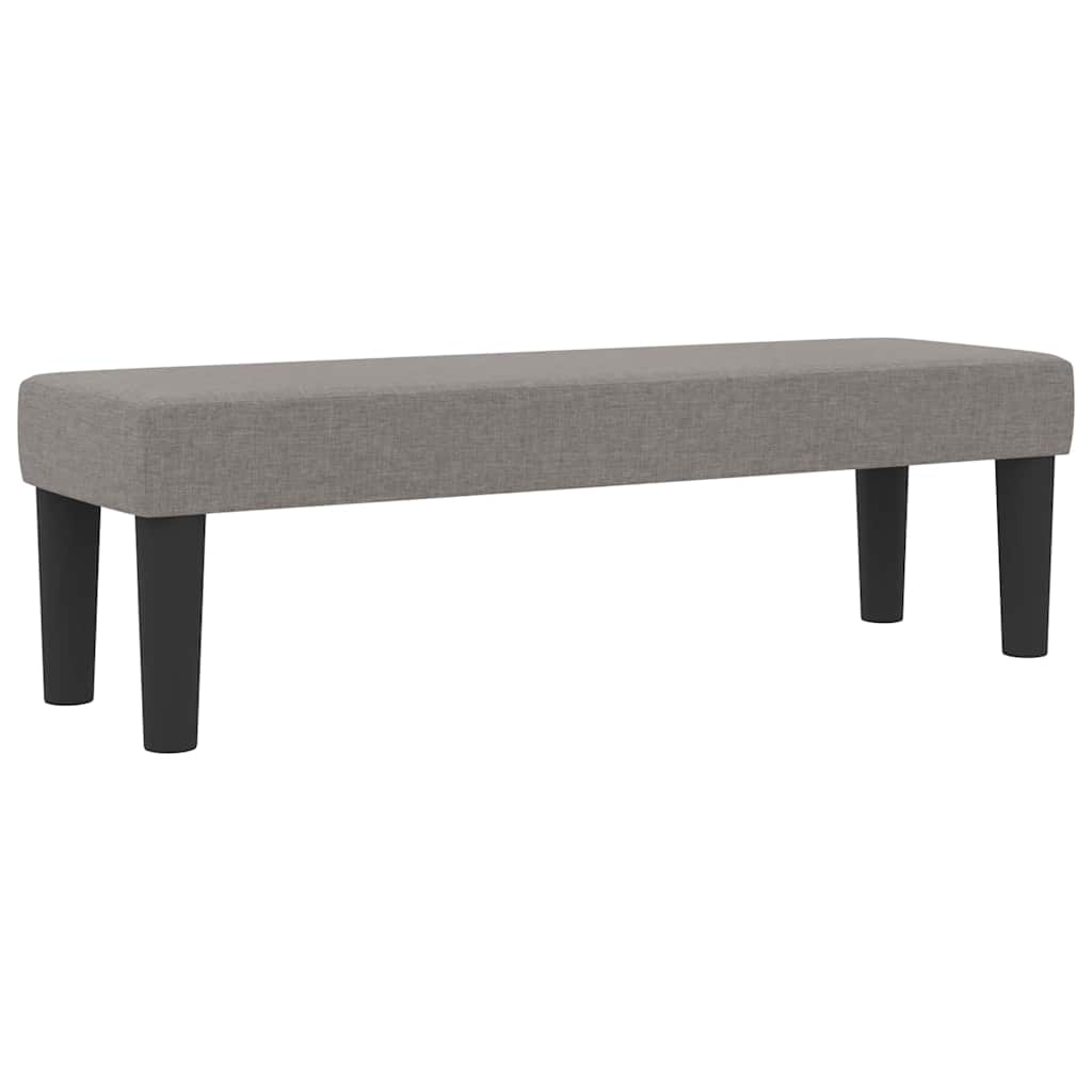 Box spring seng med madras Gråbrun 140 x 200 cm Stof