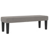 Box spring seng med madras Gråbrun 140 x 200 cm Stof