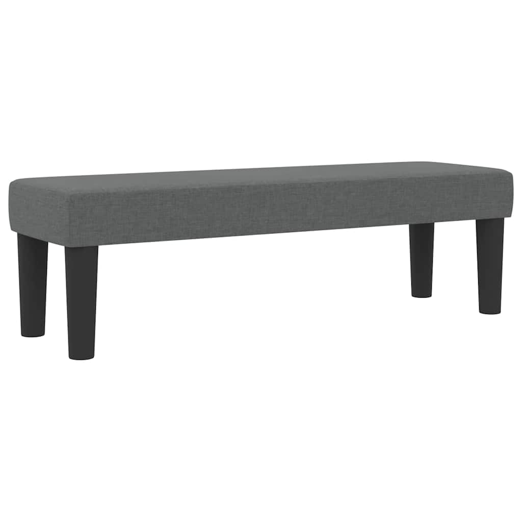 Box spring seng med madras Mørkegrå 160 x 200 cm Stof