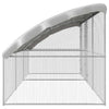 Hønsebur Sølv 600 x 200 x 198.5 cm Galvaniseret stål