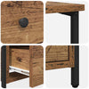 Natskab 2 pcs Gammelt træ 30 x 60 x 60 cm Konstrueret træ