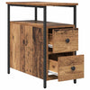 Natskab 2 pcs Gammelt træ 30 x 60 x 60 cm Konstrueret træ