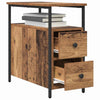 Natskab 2 pcs Gammelt træ 30 x 60 x 60 cm Konstrueret træ