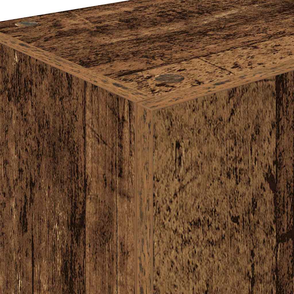 Køkken skænk med skuffe med hylde Gammelt træ 32 x 50 x 180 cm