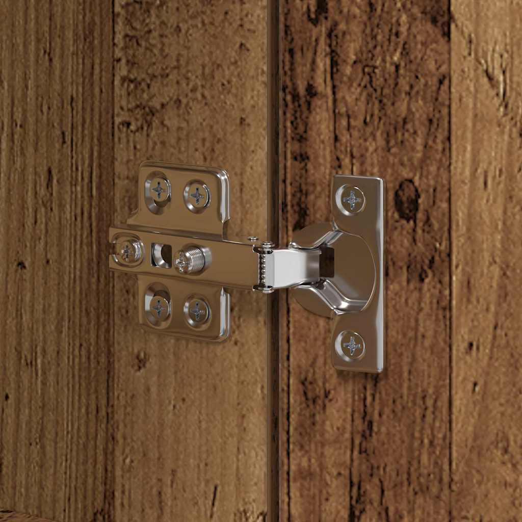 Køkken skænk med skuffe med hylde Gammelt træ 32 x 50 x 180 cm