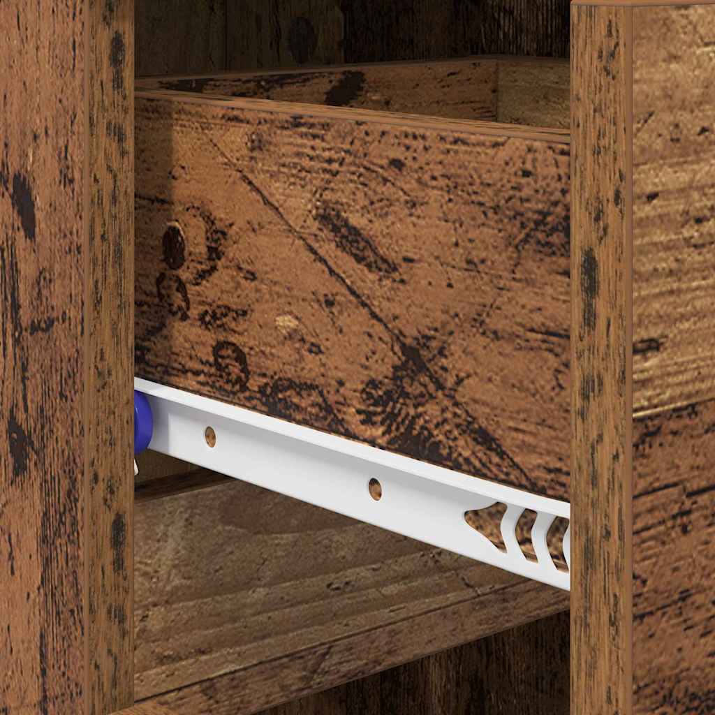 Sko skab Gammelt træ 100,5 x 28 x 100 cm Konstrueret træ