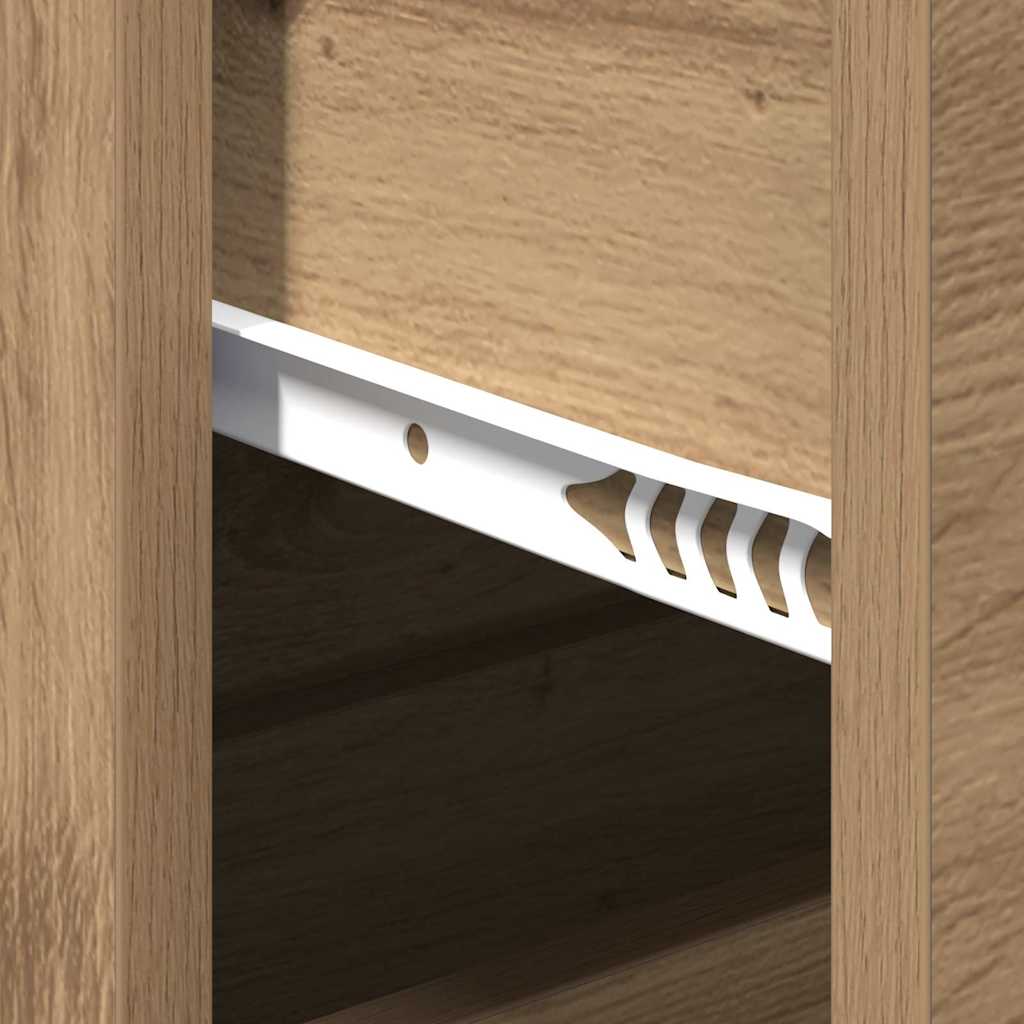 Sideboard med skuffe artisan eg 60 x 39 x 80 cm Konstrueret træ