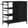 Køkkenvogn Sort eg 87.5 x 38.5 x 84.5 cm Konstrueret træ
