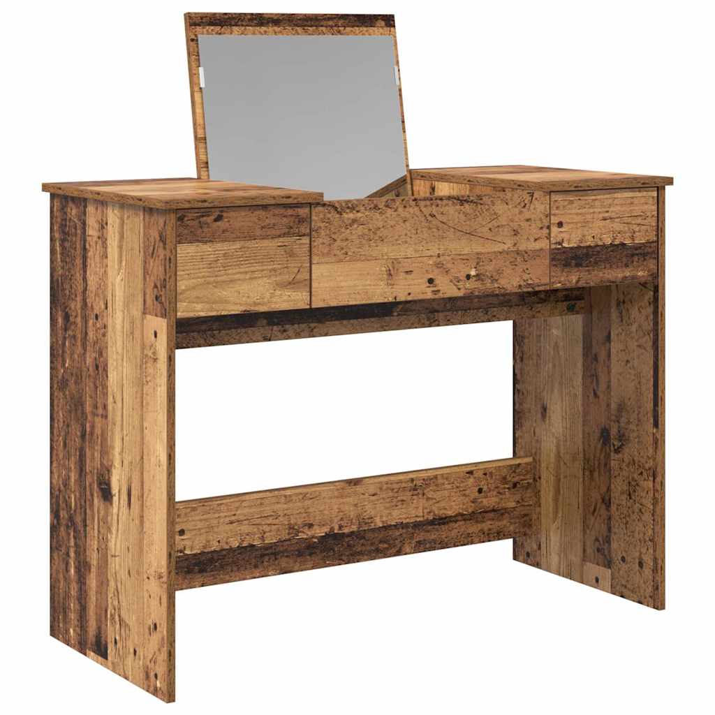 Klædeskab Gammelt træ 100 x 45 x 76 cm Konstrueret træ
