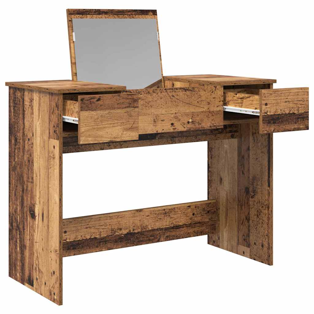 Klædeskab Gammelt træ 100 x 45 x 76 cm Konstrueret træ