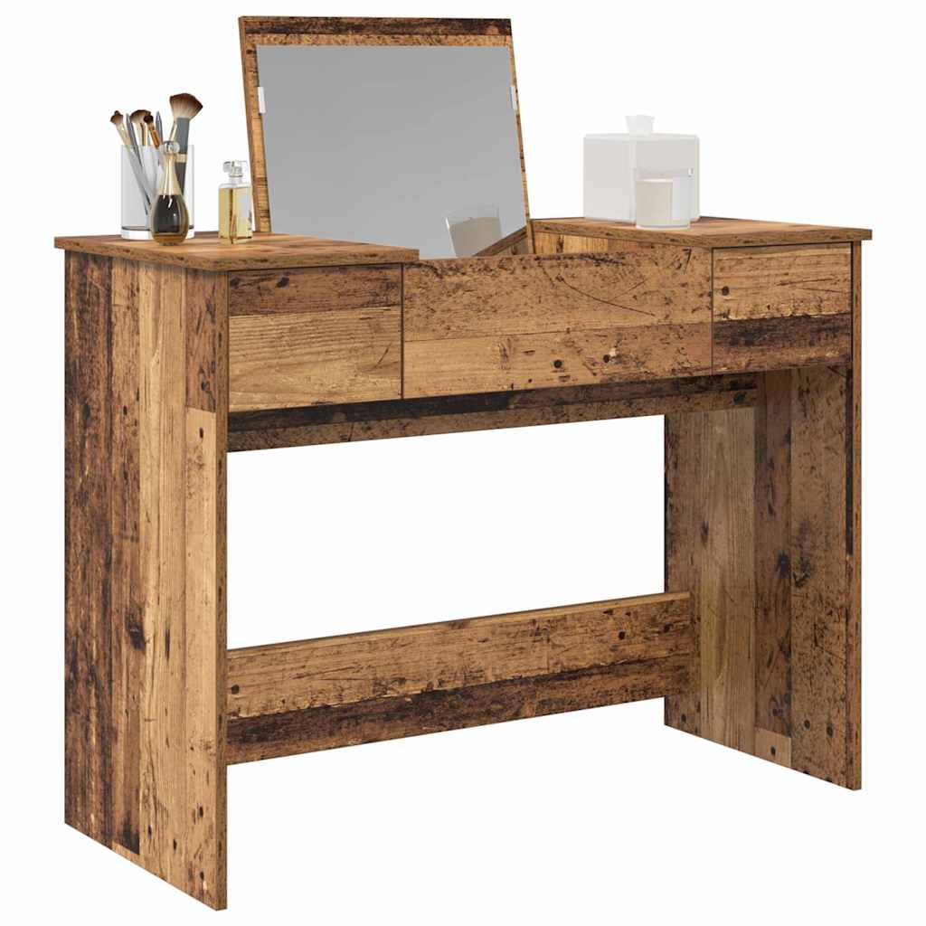 Klædeskab Gammelt træ 100 x 45 x 76 cm Konstrueret træ