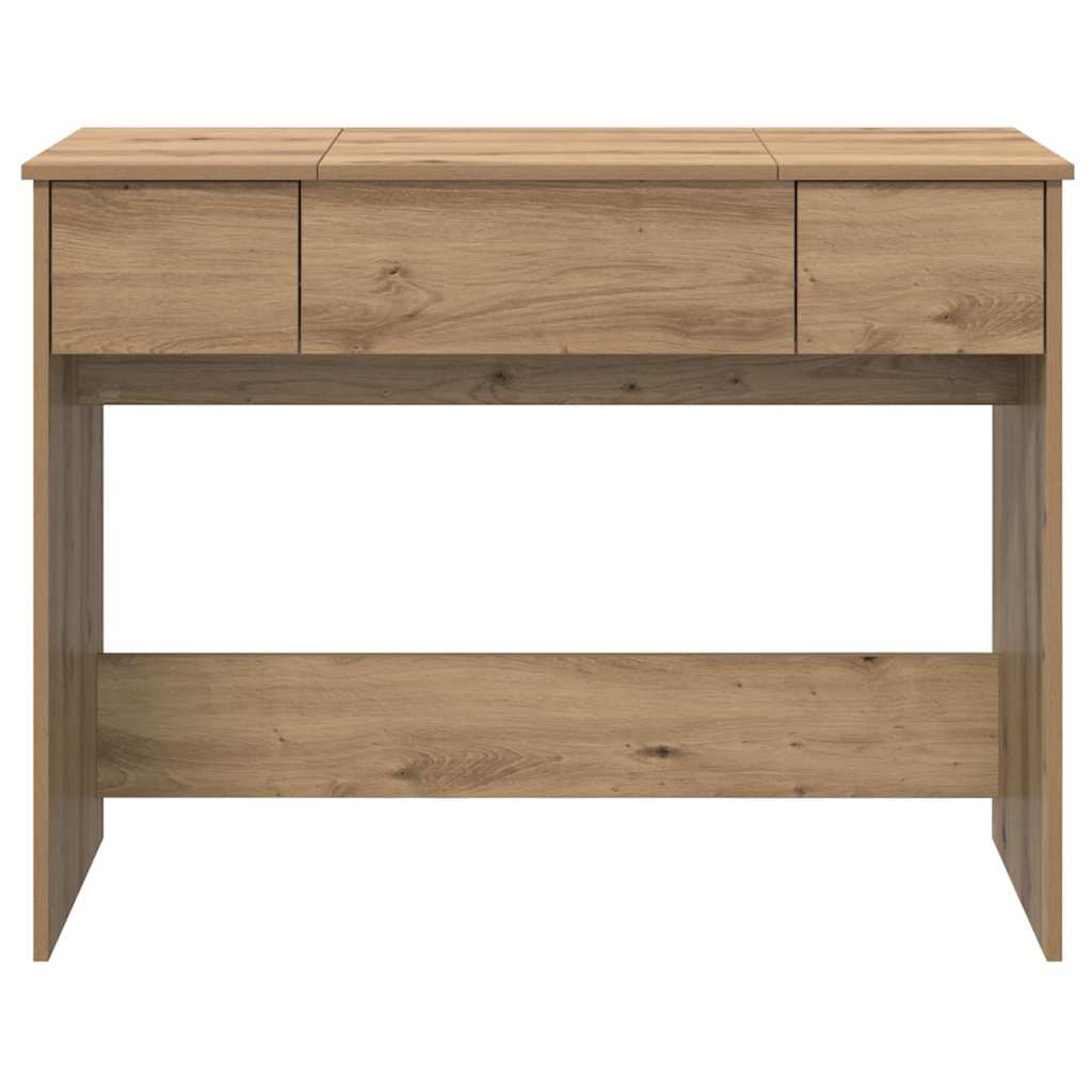 Klædeskab med spejl artisan eg 100 x 45 x 76 cm Konstrueret træ