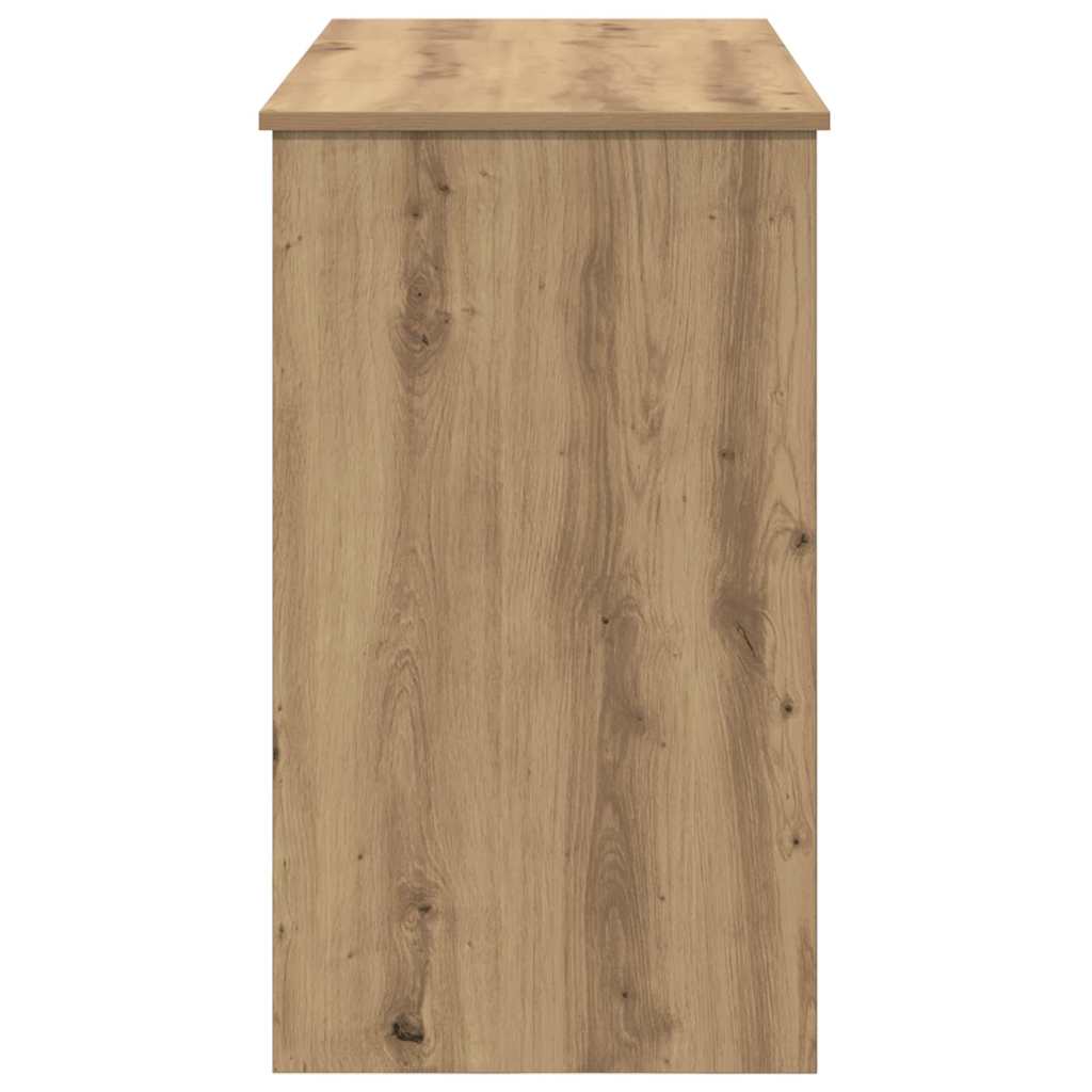 Klædeskab med spejl artisan eg 100 x 45 x 76 cm Konstrueret træ