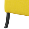 Høj ryg sofa Lysegul 109 x 56 x 121 cm Stof