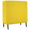 Høj ryg sofa Lysegul 109 x 56 x 121 cm Stof