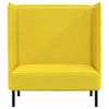 Høj ryg sofa Lysegul 109 x 56 x 121 cm Stof