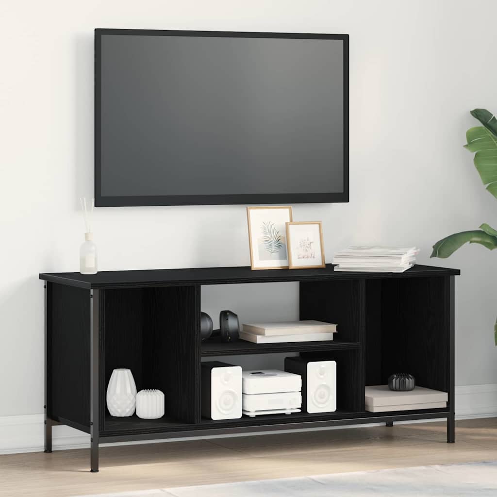 TV Skab Sort eg 102 x 35 x 45 cm Konstrueret træ