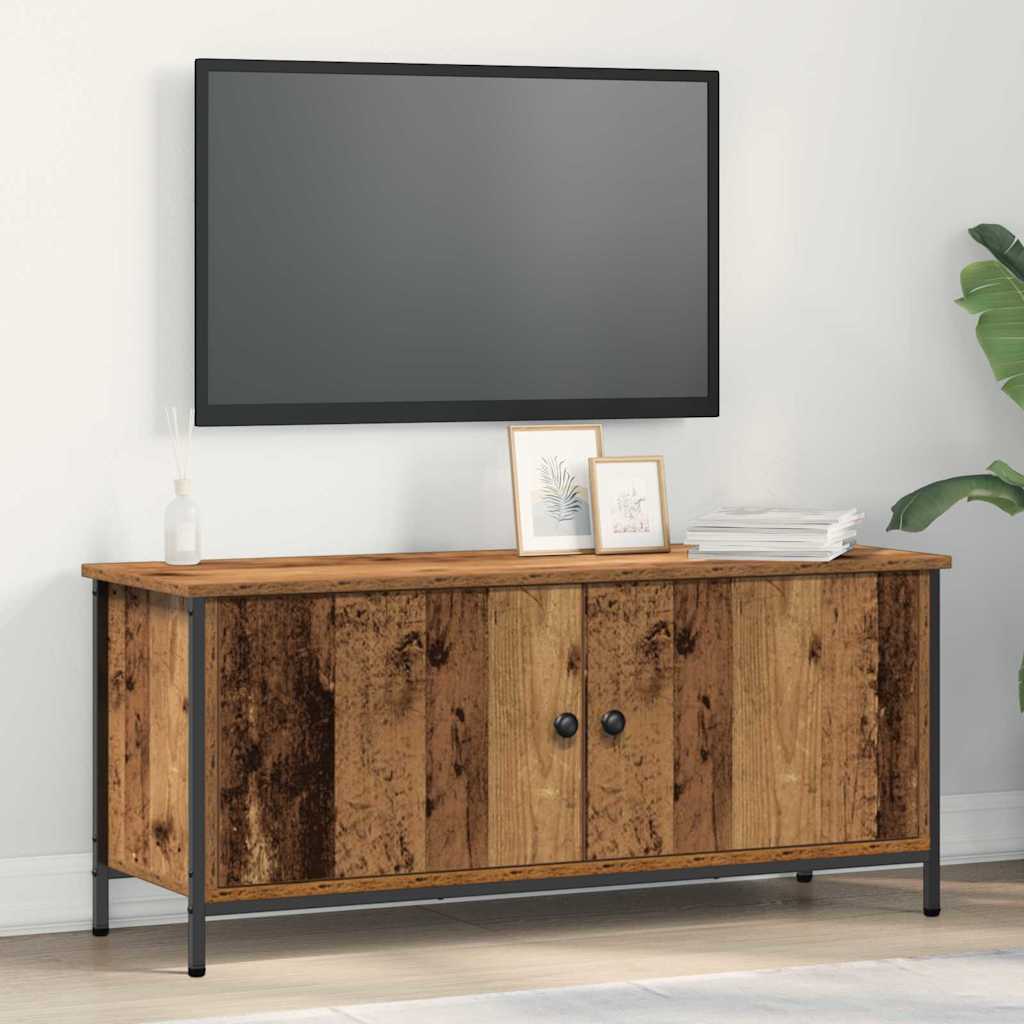 TV-skab Gammelt træ 100 x 35 x 45 cm Konstrueret træ