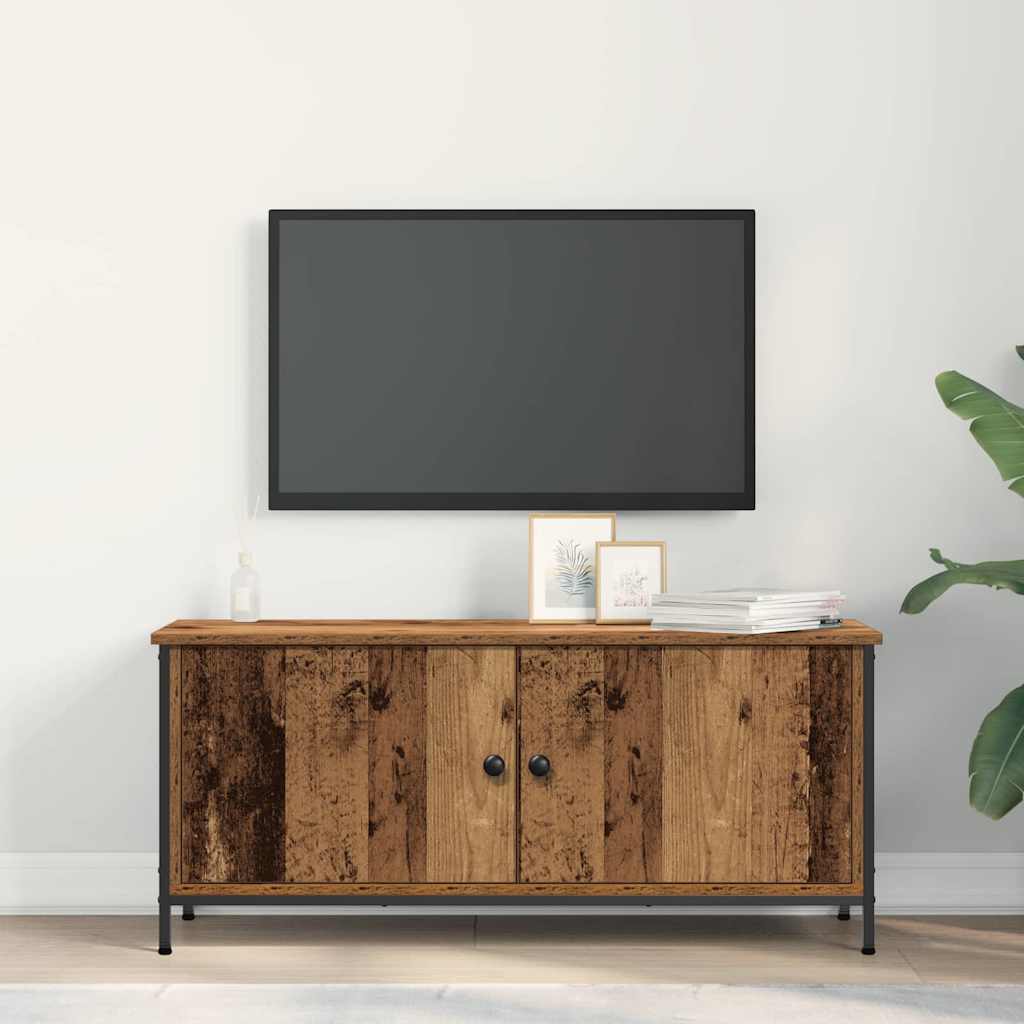 TV-skab Gammelt træ 100 x 35 x 45 cm Konstrueret træ