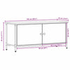 TV-skab artisan eg 100 x 35 x 45 cm Konstrueret træ