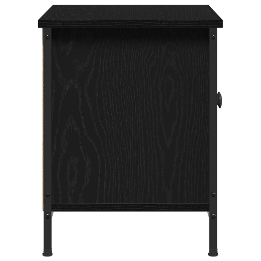 TV-skab Sort eg 100 x 35 x 45 cm Konstrueret træ