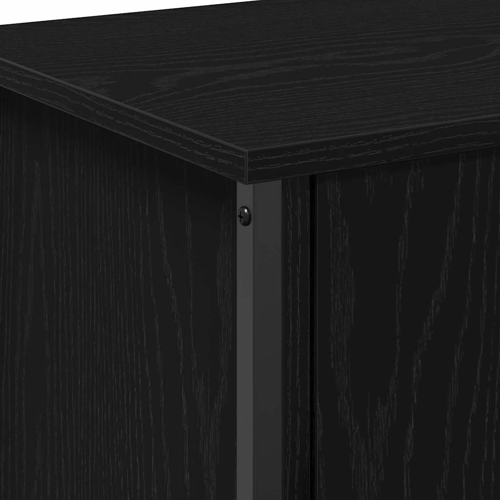 TV-skab Sort eg 60 x 35 x 45 cm Konstrueret træ
