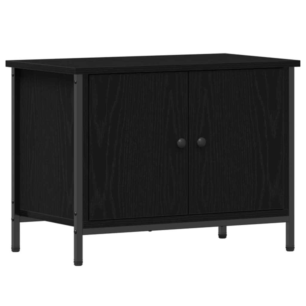 TV-skab Sort eg 60 x 35 x 45 cm Konstrueret træ