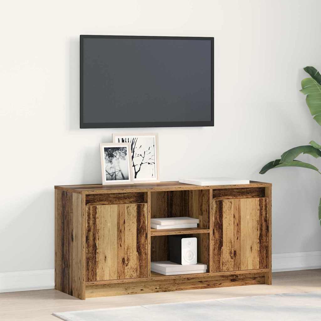 TV-skab Brun 100 x 34 x 50 cm Konstrueret træ