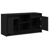 TV-skab Sort 100 x 34 x 50 cm Konstrueret træ