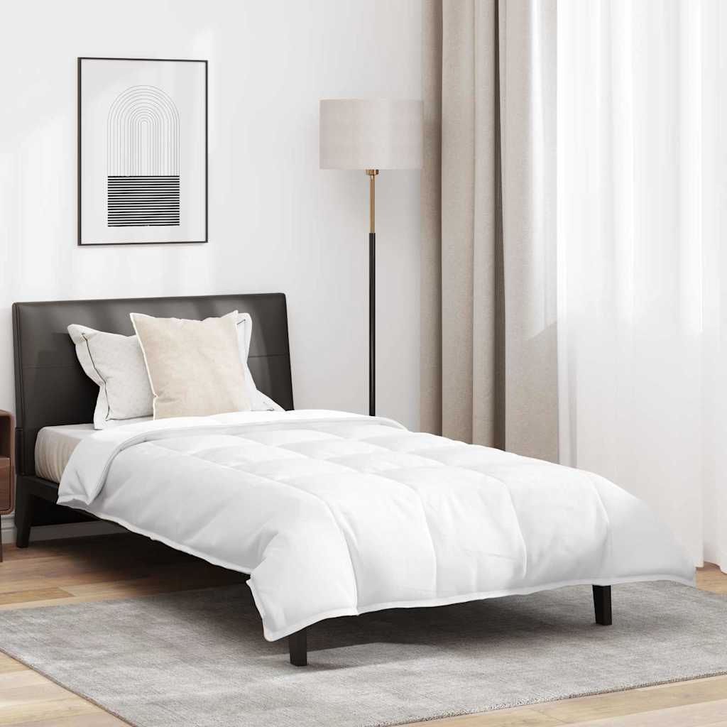 2-i-1 Dyne med pude 2 pcs Hvid Dunfjer