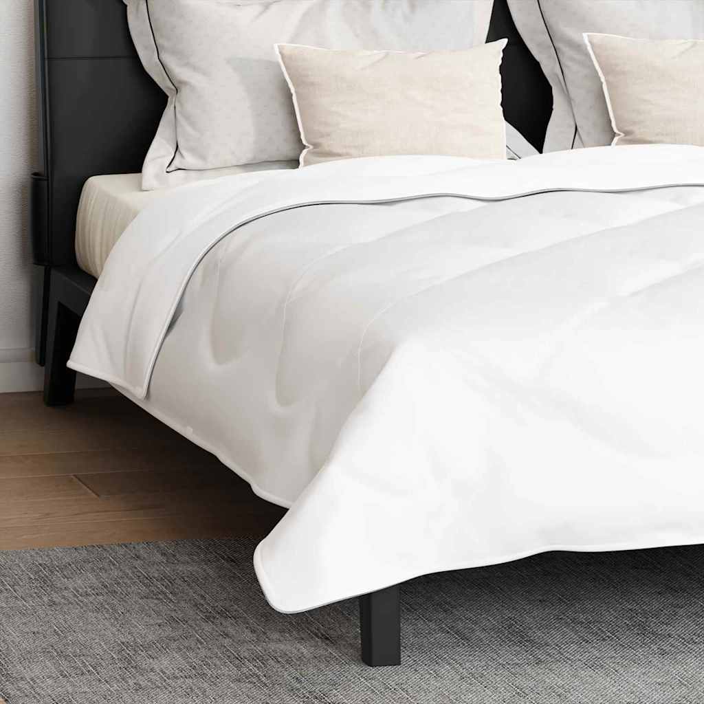 Dynebetræk sæt med pude 3 pcs Hvid 240 x 200 cm Microfiber