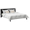 Dynebetræk sæt med pude 3 pcs Hvid 240 x 200 cm Microfiber